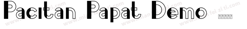 Pacitan Papat Demo字体转换